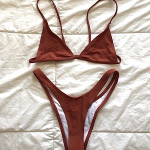 High Cut Triangle Bikini- Sienna